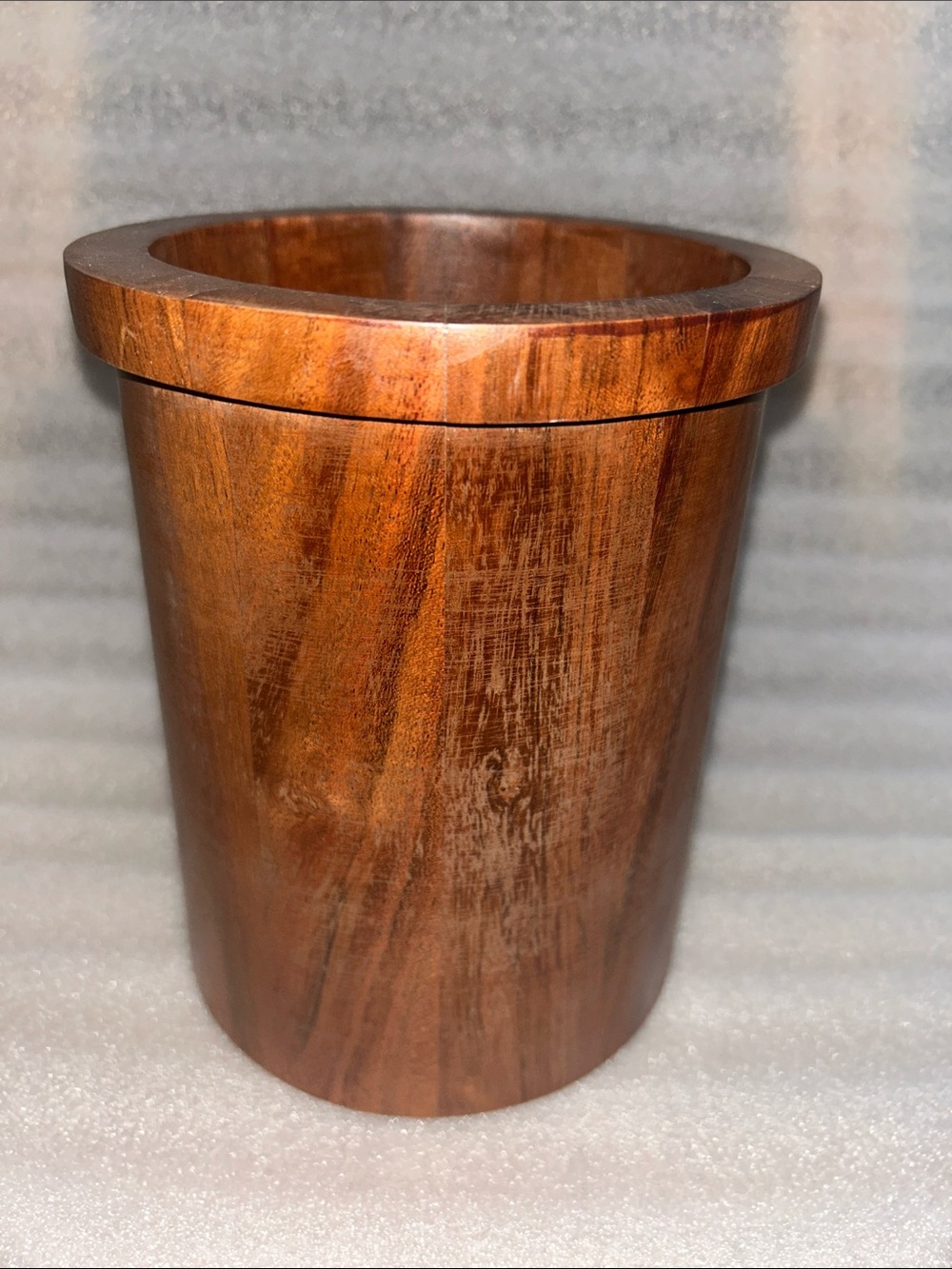 Hearth & Hand Wooden Utensil Holder in Warm Brown